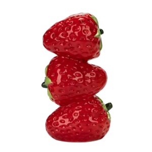 Fruit Shape Ceramic Vase – Unique Strawberry & Lemon Aesthetic Decor - Image 13