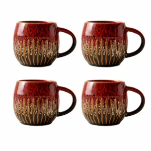 Natural style ceramic coffee cups for everyday use