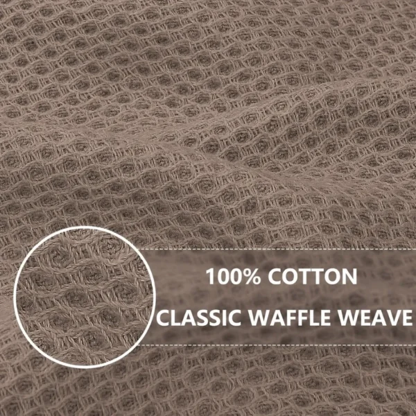 Modern cotton towels set for kitchen cleaning and drying
