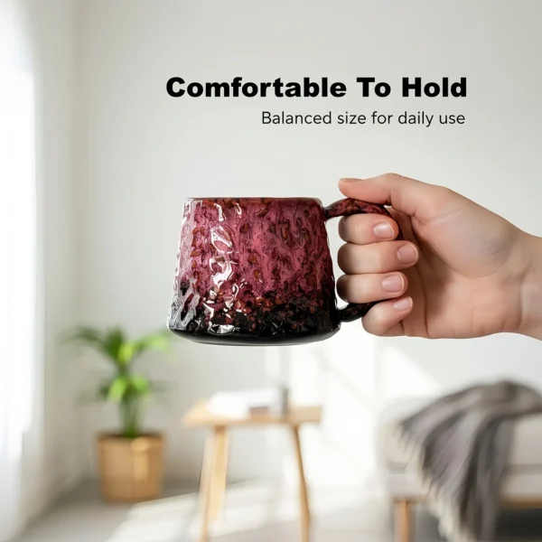 Minimalist ceramic mugs for coffee tea and modern home decor
