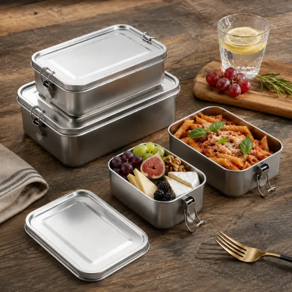 304 stainless steel lunch container for non-toxic food storage