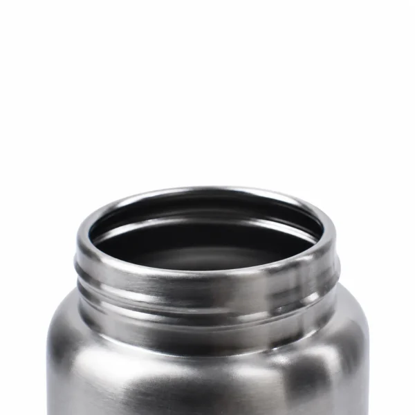 Large stainless steel water bottle for travel gym and everyday hydration