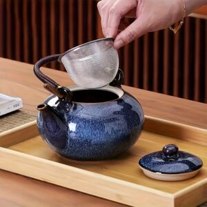 Japanese porcelain tea cups with handmade texture